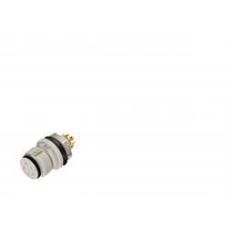99 9216 400 05 Snap-In IP67 (subminiature) female panel mount connector